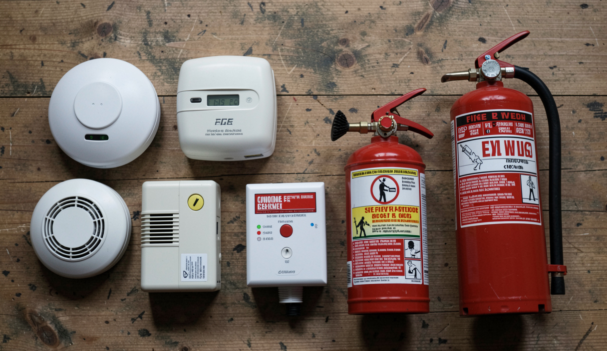 The rooms where a smoke alarm does not belong : Heat alarms for the garage, the attic and the furnace room