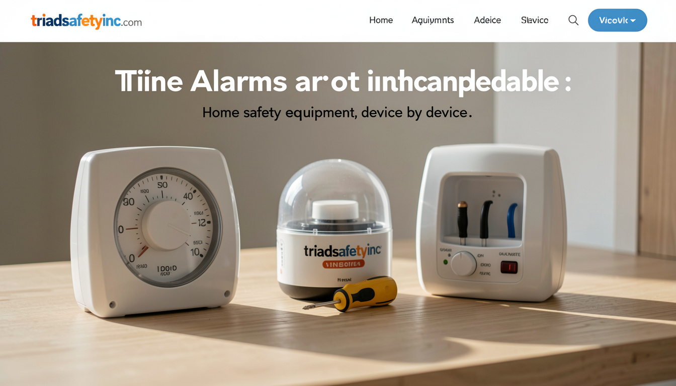 The three alarms are not interchangeable : Home safety equipment, device by device